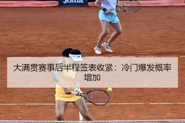 大满贯赛事后半程签表收紧：冷门爆发概率增加 - UEDSportsAsia